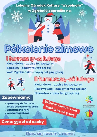 Półkolonie zimowe z LOK "Wspólnota"